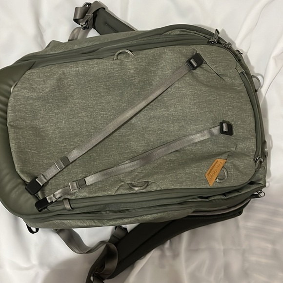 Peak design 45L travel backpack. Sage green. Used/Like new condition. - Picture 9 of 16